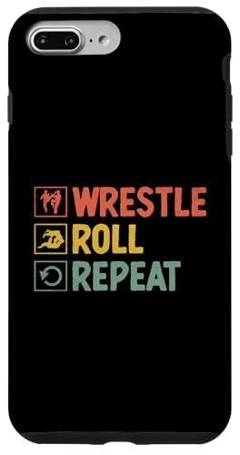 Wrestle Roll Repeat Wrestle Fight Jiujitsu Hülle für iPhone 7 Plus/8 Plus von Jiu Jitsu Fight Gifts For Wrestling Wrestle