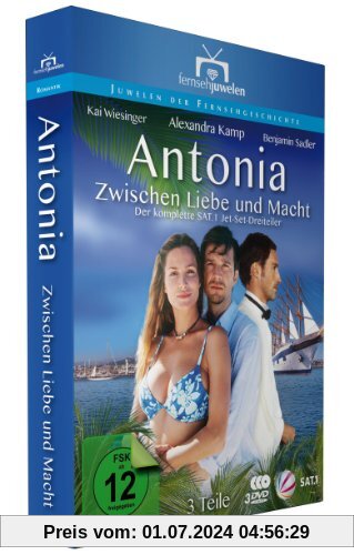 Antonia: Zwischen Liebe und Macht - Der SAT.1 Jet-Set-Dreiteiler (Fernsehjuwelen) [3 DVDs] von Jörg Grünler