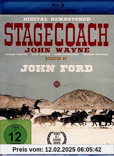 JOHN WAYNE: Stagecoach (Remastered Edition) [Blu-ray] von John Ford