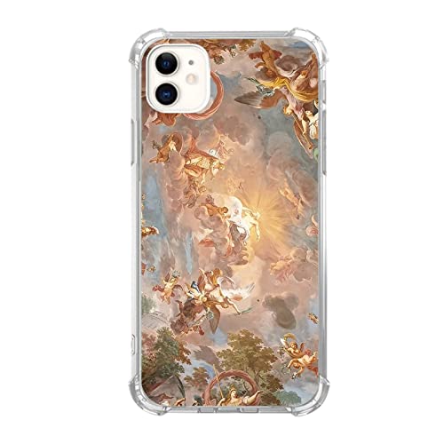 Aesthetics Angel God Painting Handyhülle Kompatibel mit iPhone 11, Cool Angel God Hülle für iPhone 11, Einzigartige Trendy TPU Bumper Schutzhülle Case von Joktruay