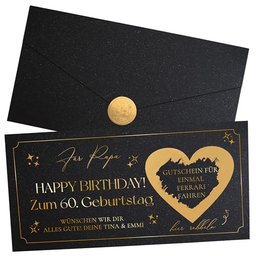 Joli Coon Personalisierter Gutschein Geburtstag - personalisierte Geschenkkarte Geburtstag - Gutschein Karte zum Rubbeln Schwarz Joli Coon Personalisierter Gutschein Geburtstag - personalisierte Geschenkkarte Geburtstag - Gutschein Karte zum Rubbeln Schwarz von Joli Coon