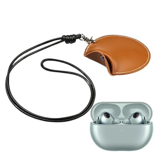 Jomewory Ohrhörer-Tragetasche,Kopfhörer-Tragetasche - Aufbewahrungstasche für kabellose Headsets - Kleine Tasche für kabellose Ohrhörer mit hängendem Halsseil-Design, leicht zu reinigen für unterwegs von Jomewory
