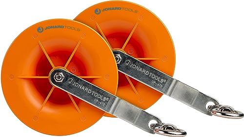 Jonard Tools CP-475 Riemenscheibe für Niederspannungs-Elektro-, Netzwerk- und Koaxialkabel, 2 Stück von Jonard Tools