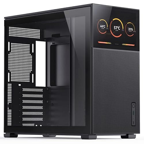 Jonsbo D41 MESH Screen ATX Gehäuse, gehärtetes Glas, Schwarz von Jonsbo