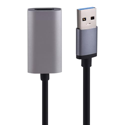 Joselin USB 3.0 zu -Kompatibel Konverter 1080P USB A zu -Kompatibel Buchse Externes Grafikkarten-Adapterkabel von Joselin