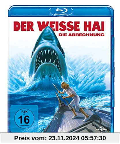 Der weisse Hai 4 - Die Abrechnung [Blu-ray] von Joseph Sargent