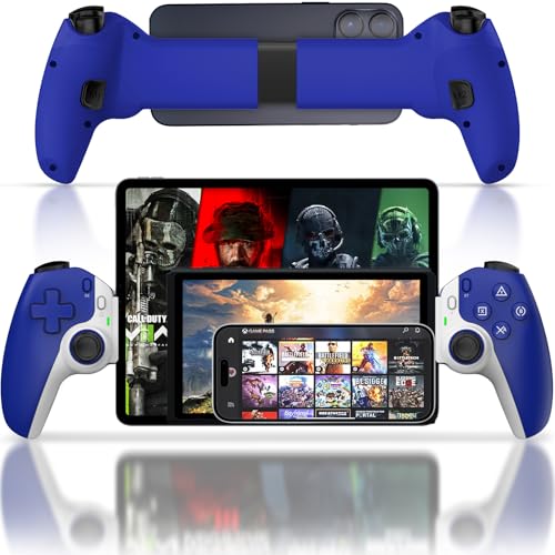 Joso Phone Controller für iPhone/iPad/Android/PC, D9 Game Controller für Switch/PS mit programmierbaren Rücktasten/Hall Joysticks/Hall Trigger, iOS Android Controller Unterstützung Cloud Gaming/Remote von Joso