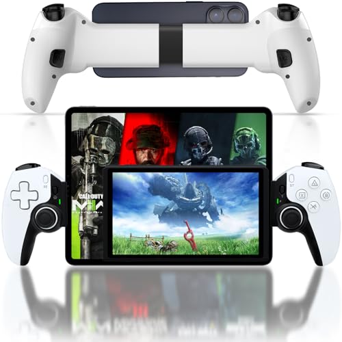 Joso Phone Controller für iPhone/iPad/Android/PC, D9 Game Controller für Switch/PS mit programmierbaren Zurück-Tasten/Hall Joysticks/Hall Trigger, iOS Android Controller unterstützt Cloud Gaming/Remo von Joso