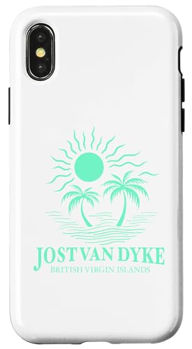 Hülle für iPhone X/XS Jost Van Dyke B.V.I Britische Jungferninseln Souvenir Urlaub von Jost Van Dyke B.V.I British Virgin Islands Reminde