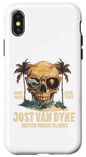 Hülle für iPhone X/XS Jost Van Dyke B.V.I Britische Jungferninseln Souvenir Urlaub von Jost Van Dyke B.V.I British Virgin Islands Reminde