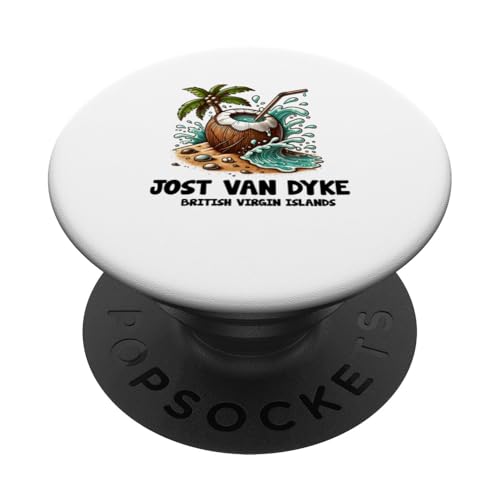 Jost Van Dyke B.V.I Britische Jungferninseln Souvenir Urlaub PopSockets Klebender PopGrip von Jost Van Dyke B.V.I British Virgin Islands Reminde