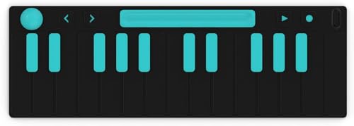 Piano Pad Zubehör für J-Play MIDI Controller - 25 Tasten und Effektzone, dedizierte Musik-App inklusive, Plug & Play Musikinstrument Water Edition von Joué