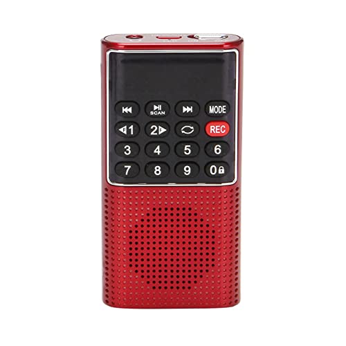 Jowsst L-328 Mini Portable Pocket FM Auto Scan Radio Audio Audio MP3-Player Außenlautsprecher mit Sprachrekorder von Jowsst