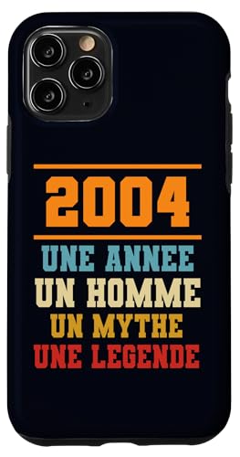 Hülle für iPhone 11 Pro Idee Anniversaire Cadeau Design Drole Année 2004 von Joyeux anniversaire les amis