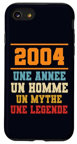 Hülle für iPhone SE (2020) / 7 / 8 Idee Anniversaire Cadeau Design Drole Année 2004 von Joyeux anniversaire les amis