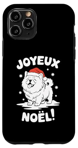 Hülle für iPhone 11 Pro Chow Chow Hund Joyeux Noël Weihnachten von JoyeuxDogAxis