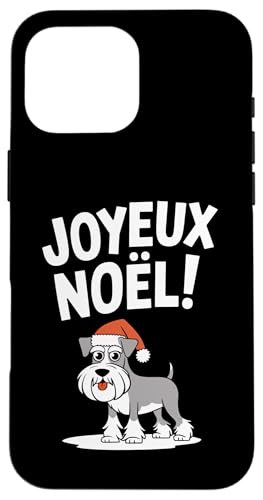 Hülle für iPhone 16 Pro Max Bernhardiner Joyeux Noël Weihnachten von JoyeuxDogAxis