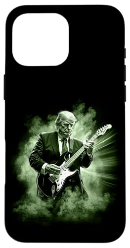 Donald Trump spielt Electric Rock Gitarre Hülle für iPhone 16 Pro Max von Jrrts Trump Designs