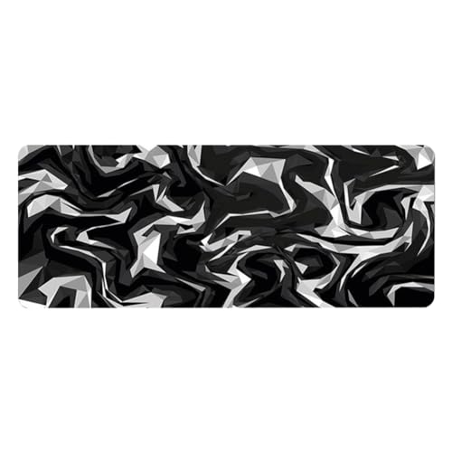 Jrrwtevng Topographic Contour Extended Big Mousepad Computertastatur Mauspad Mousepad mit 1,5 mm Rutschfestem 11,8 X 31,5 Schwarz Einfach zu Bedienen von Jrrwtevng