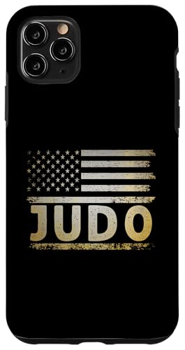 Hülle für iPhone 11 Pro Max Amerikanische USA-Flagge, Judoka, Kampfsport, Grappling von Judo Martial Arts Judoka Martial Artist Gifts