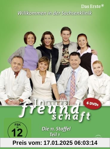 In aller Freundschaft - Die 11. Staffel, Teil 1, 24 Folgen [6 DVDs] von Jürgen Brauer