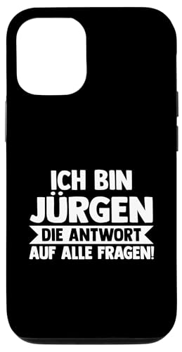 Hülle für iPhone 14 Pro Vorname Jürgen von Jürgen Geschenk