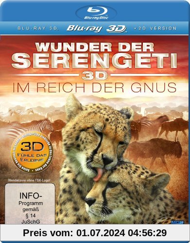 Wunder der Serengeti - Im Reich der Gnus [3D Blu-ray] von Julian Thomas