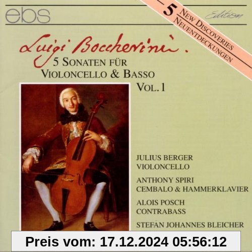 Sonate für Violoncello und Basso Continuo 1-5 von Julius Berger