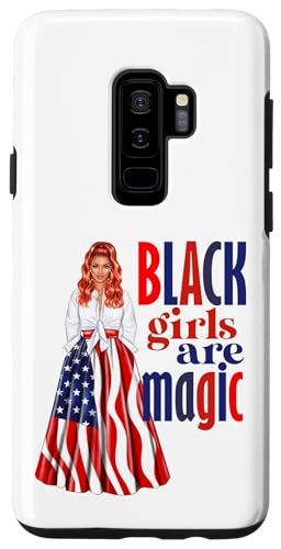 Hülle für Galaxy S9+ Schwarze Mädchen sind magisches melaninisches amerikanisches patriotisches Frauenmädchen von July Shopp