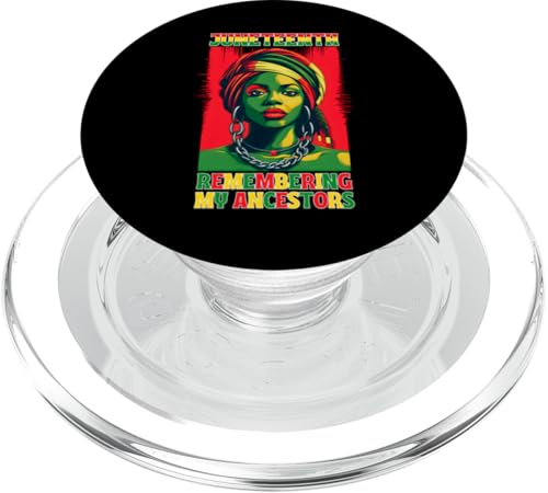 Juneteenth Remembering my Ahnen - Black History Month PopSockets PopGrip für MagSafe von Juneteenth Remembering my Ancestors Black History