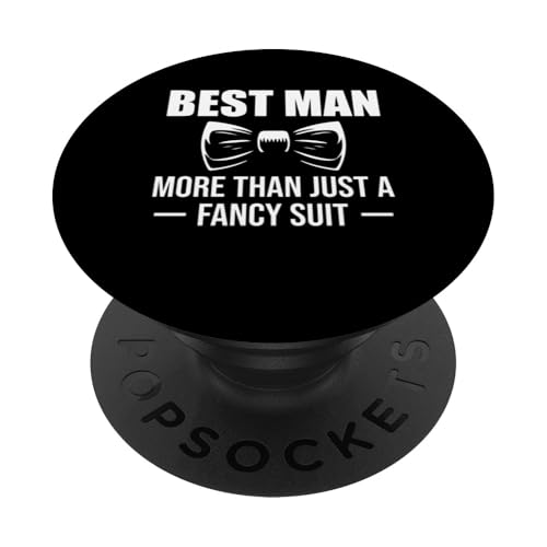 Best Man More Than Just A Fancy Suit Junggesellenabschied PopSockets Klebender PopGrip von Junggesellenabschied Party Degin Idee Hochzeit