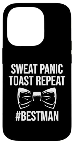 Sweat Panic Toast Repeat Best Man Junggesellenabschied Hülle für iPhone 14 Pro von Junggesellenabschied Party Degin Idee Hochzeit