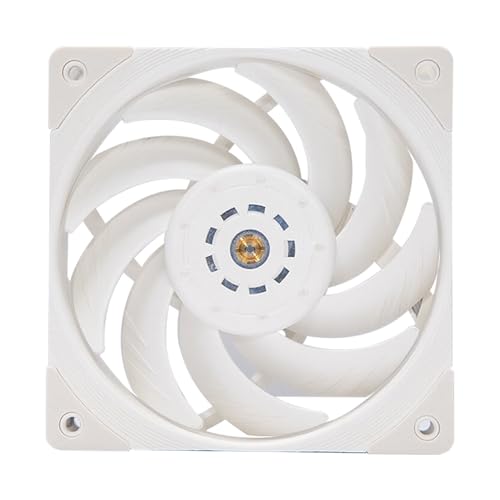 Jungle Leopard P1 Performance Computer PC Lüfter,LCP Polymer Material Kühlventilator,120mm CPU Lüfter PWM 2650RPM 92CFM 4.55mmH2O FDB Lager von Jungle Leopard