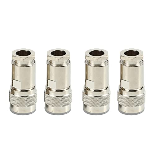 Junguluy 4 x N-Typ-Stecker-Klemme, RG8, LMR400, RG165, RG213, 7D-FB RF-Koaxial-Stecker von Junguluy