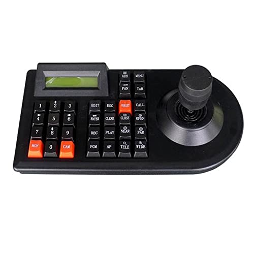 Junguluy Intelligente Steuerungstastatur 3D-Joystick PTZ-Tastatur 9VDC für CCTV-Kamera RS485-Steuerung PTS3103C 100-240V EU-Stecker von Junguluy