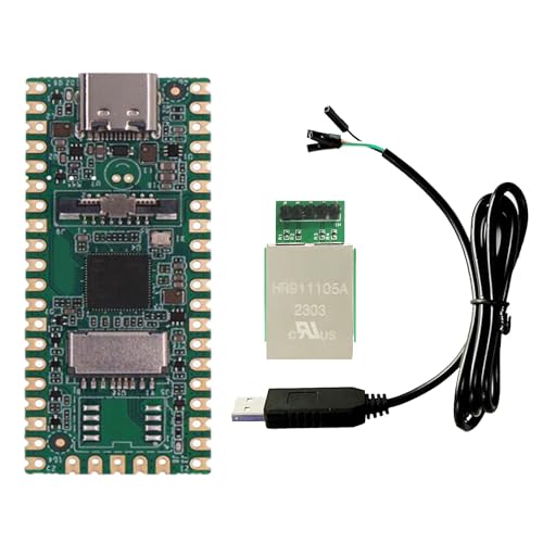 Junguluy RISC-V Milk-V Duo Entwicklungsplatine + RJ45-Port + STC-Downloader CV1800B unterstützt Linux für IoT-Enthusiasten DIY-Gamer von Junguluy