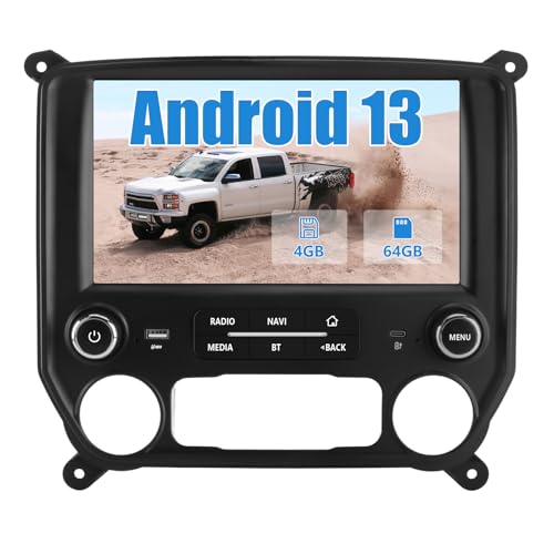 Autoradio 4 + 64 G für Chevy Silverado GMC Sierra 2014–2018 von Junsun