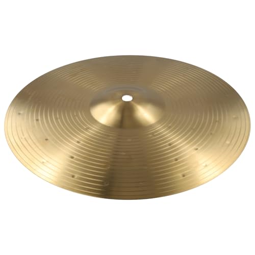 Junterone 12 Brass Becken Metall Crash Becken Drum Becken Schlagzeug Percussion Musikinstrument für Spieler von Junterone