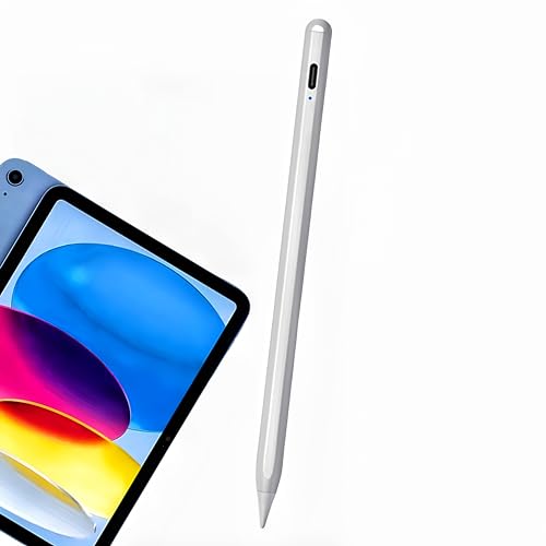 Bluetooth Eingabestift Stifte für Apple Pencil 2 für ipad 10 10.9”, 9/8 / 7 10.2”, und für ipad Mini 6 8.3” / Mini 5 7.9”. Druckempfindlicher Stift Stylus Touch Screen Pen von Junweier