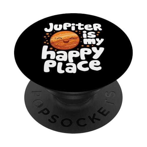 Jupiter ist mein glücklicher Ort PopSockets Klebender PopGrip von Jupiter Planet Gifts and Stuff