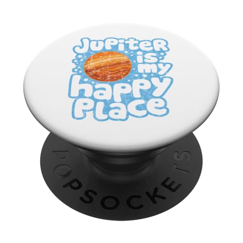 Jupiter ist mein glücklicher Ort PopSockets Klebender PopGrip von Jupiter Planet Gifts and Stuff