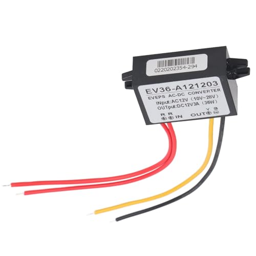 DC 12V-Wandler, AC-DC-Abwärtswandler, Ip67 Zuverlässiger Überspannungs-, Überstrom-, Kurzschlussschutz, Kurzschlussschutz für Monitorkamera-Lüfter (3A) von Juroupi