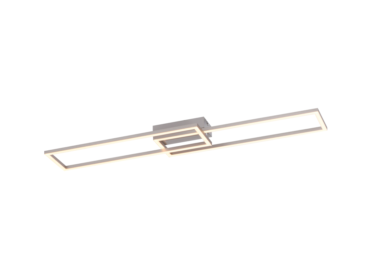 JUST LIGHT LED-Deckenleuchte 14023-55 stahl, 30,2 W, 4500 lm, 3000 K von Just Light