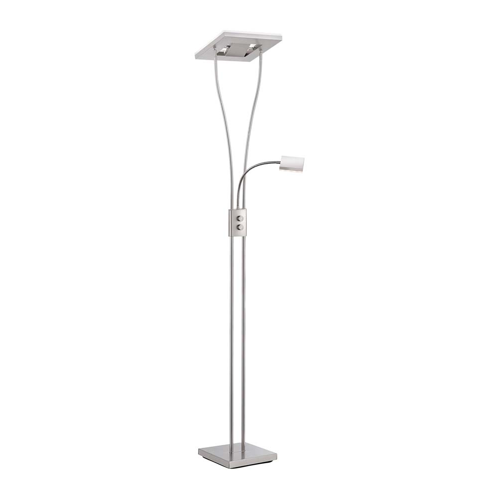 LED Deckenfluter, inkl. Lesespot, dimmbar, beweglich, H 197,5 cm von Just Light