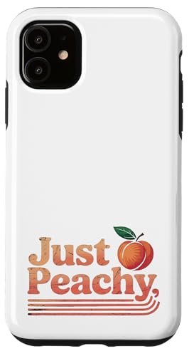 Peachy Vintage-Look für sommerliebende, pfirsichfarbene Mädchen Hülle für iPhone 11 Peachy Vintage-Look für sommerliebende, pfirsichfarbene Mädchen Hülle für iPhone 11 von Just Peachy