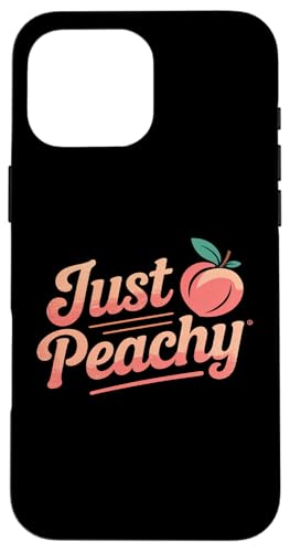 Peachy Vintage-Look für sommerliebende, pfirsichfarbene Mädchen Hülle für iPhone 16 Pro Max Peachy Vintage-Look für sommerliebende, pfirsichfarbene Mädchen Hülle für iPhone 16 Pro Max von Just Peachy