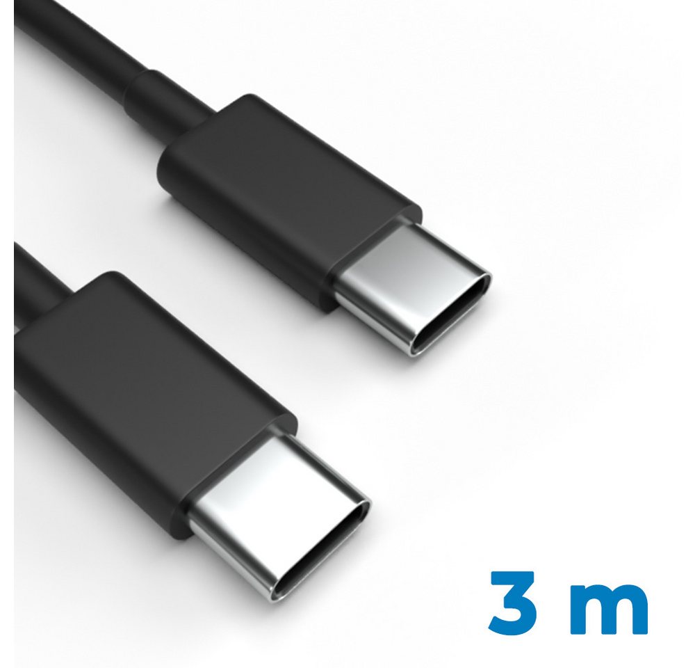 Justcom Galaxy S9 Duos USB-Kabel, USB-C, USB-C (300 cm), Schnellladekabel, Datenkabel, Handy, Tablet von Justcom