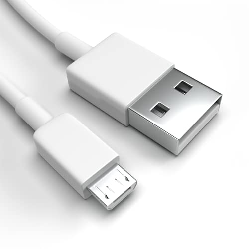 Micro-USB Ladekabel für Samsung Galaxy J2 Core 2018 Duos Weiß 1 m Handy Schnellladekabel Datenkabel von Justcom