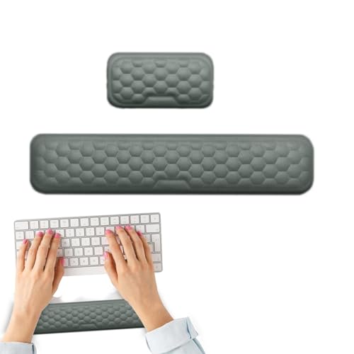 Jvjggag Tastatur- und Auflage-Pads | Komfortable Schaumstoff-Handgelenkauflage – Ergonomische niedliche Tastaturauflage, rutschfeste Schreibtisch-Handgelenkauflage, Spiel-Handgelenkauflage für Spiel, von Jvjggag