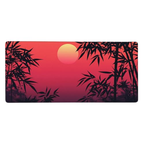 Gaming Mauspad Mond Schreibtischunterlage Landschaft Mauspad XXL 1200 x 600 x 3mm, Wetterfest Anti-Rutsch Mauspad Gaming Zubehör Verbessert Präzision und Geschwindigkeit, Mouse Pad für Office Deko-563 von Jvyaeen